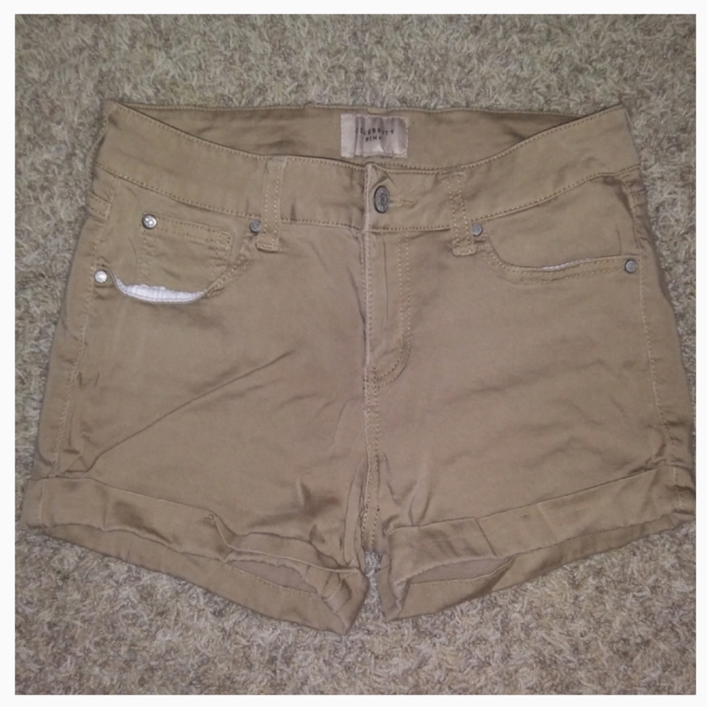 tan shorts